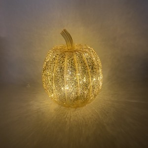 Wholesale Pumpkin Shape Glass Dekorasyon
