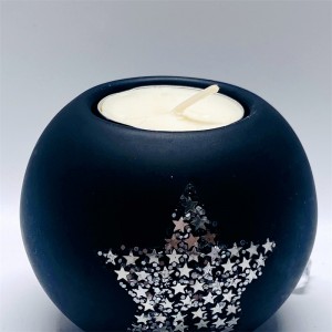 Kitajski tovarniško izdelan steklen svečnik za dekoracijo doma