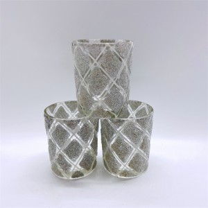 Oanpaste Glass Candle Stand Wholesale Glass Candlestick