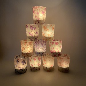 Didmeninė prekyba stikline žvakių laikikliu stalo žvakidė, skirta vestuvių namų dekoravimui