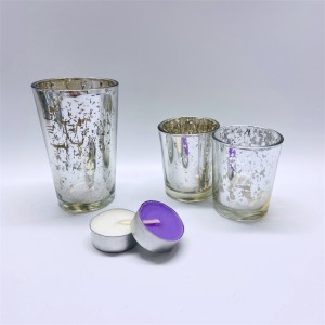 Espelmes de vidre personalitzats Candelador de vidre a l'engròs