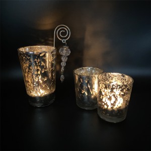 Ikhandlela le-Glass elenziwe ngendlela oyifisayo Yima i-Wholesale ye-Glass Candlestick