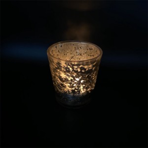 China Factory Made Glass Candlestick untuk Dekorasi Rumah
