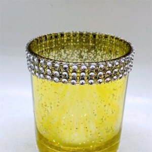 Hot Verkaf Glas Käerzenhirstellung fir Home Dekoratioun