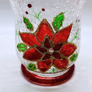 Candelero de cristal hecho en fábrica de China para el hogar decorativo