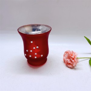 Wholesale Glass Candle Holder Table Kandelaar foar Wedding Home Decoration
