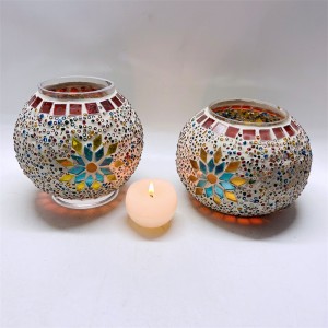 Стаклени свећњак за кућни декор Теалигхт