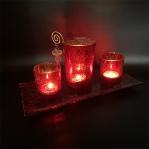 Circular Christmas Wedding Decoration ຢືນ Candlestick ສໍາລັບງານບຸນ