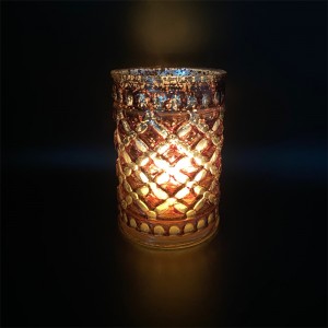 I-Wholesale Glass Candle Holder Ithebula elithi Candlestick for Wedding Home Decoration