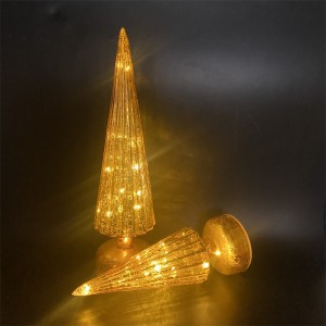2022 Božićno stakleno drvce sa LED lampicama