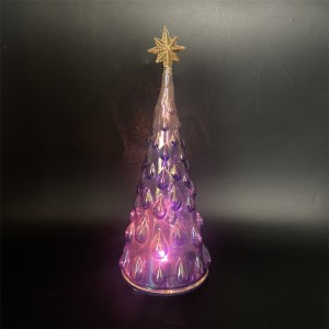 עץ חג המולד מזכוכית LED