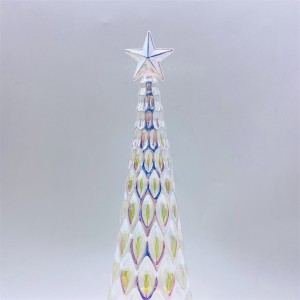 2022-es új design karácsonyi üvegfa