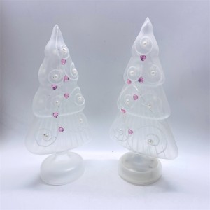 ホームデコレーションガラスクリスマスツリー