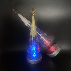 Árvore de Natal de vidro LED