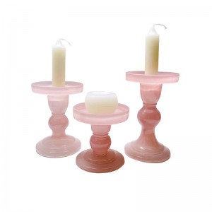 Високоякісні весільні свічники, скляні підсвічники для домашнього декору