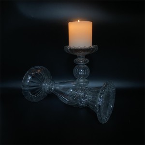 Portaespelmes de vidre per a casaments d'alta qualitat per a la decoració de la llar