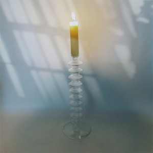 Китайський фабричний скляний свічник для домашнього декору
