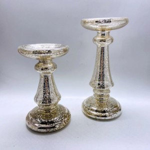 Vasos de velas vintage europeos