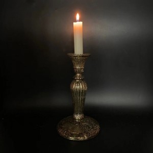 Скляний свічник високоякісного стилю, прикраса столу