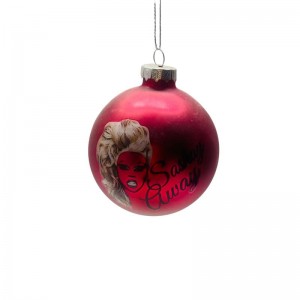 Tehase hulgimüük jõulupuu rippuvad klaasist kaunistused palli kaunistused