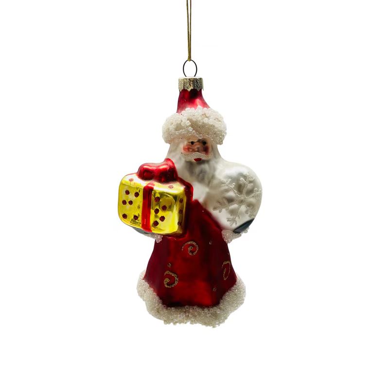 Ornament de Nadal Anta Claus Ninot de neu Penjoll petit d'arbre de Nadal
