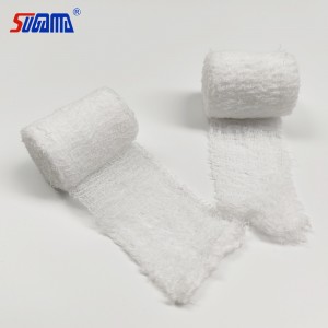 100% Cotton Sterile Surgical Fluff Bandage Gauze Surgical Fluff Bandage with X-ray Krinkle gauze bandage