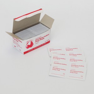 hot sale medical povidone-iodine prep pads