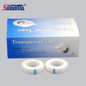 Hot melt or acrylic acid glue self adhesive waterproof transparant pe tape roll