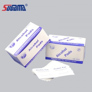 Customized Sterile Medical Alcohol Prep Pad Swab with 70% isopropyl alcohol