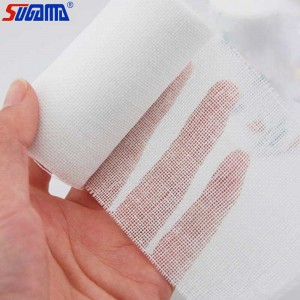 Medical sterile high absorbency compress conforming 3″ x 5 yards gauze bandage roll