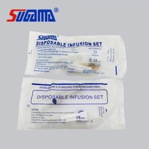 Pasokan Médis Disposable Steril IV Administrasi Infusion Set jeung Y Port