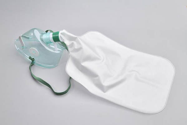 قناع الأكسجين غير القابل لإعادة التنفس مع حقيبة الخزان
