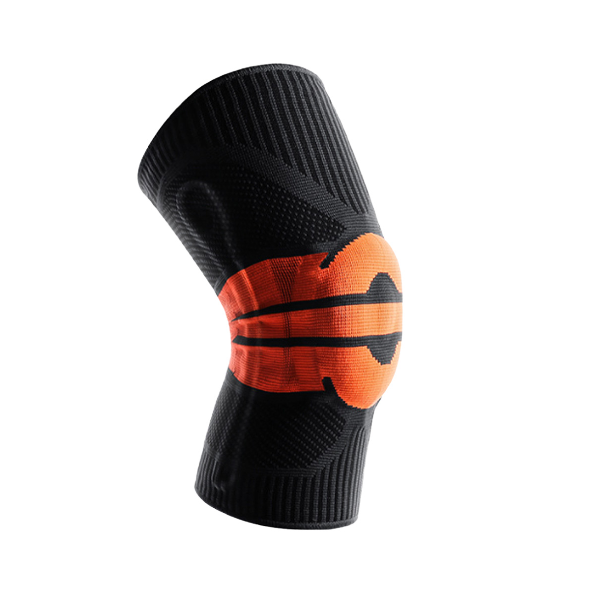 Mehak kompresijski zaščitni rokav za podporo kolena s silikonom