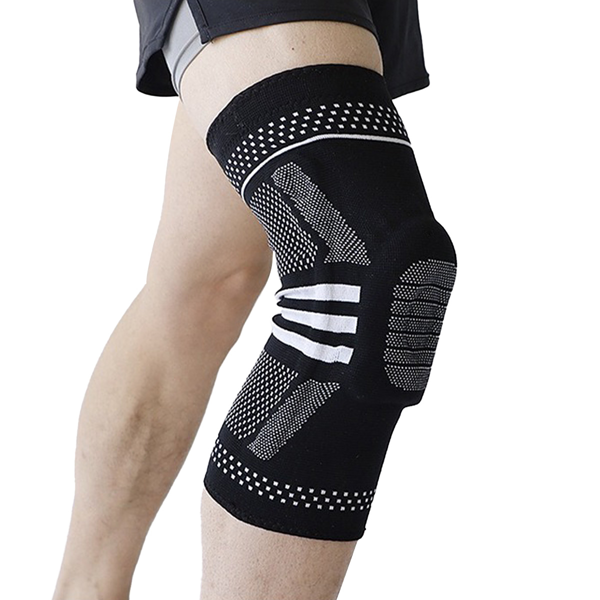 Profesionalni ščitniki za kolena z elastičnim trakom iz silikagela
