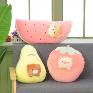 CE China Plush Animal Suppliers Fruits Plush Toy Big Cuddly Toy for Christmas Day Gifts