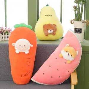 CE China Plush Animal Suppliers Fruits Plush Toy Big Cuddly Toy Airson tiodhlacan Latha na Nollaige