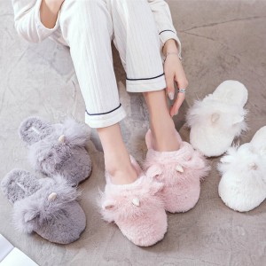 Plush Stuff Toy Factory - New Arrival Cute Warm Indoor Flurry Plush Slippers For Family Members At Christmas Day – TDC