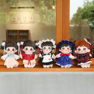 Модни прилагодено изработени цртани кадифни кукли Подароци за кукла од идол од корејски кадифени Kpop