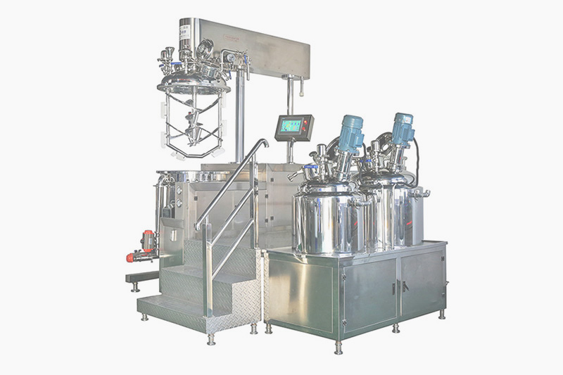 vacuum emulsifying mixer application
