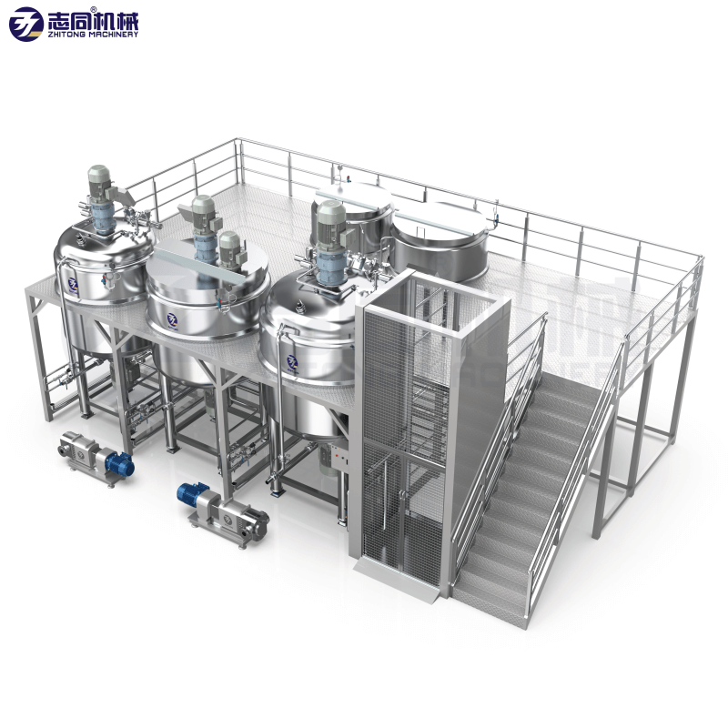 Combina Personaliza omogenizator Rezervor de amestecare rezervor de amestec reactor industrial din oțel inoxidabil