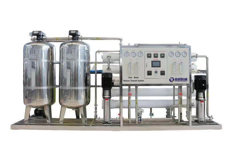 Principaux points d'installation de l'équipement de traitement de l'eau par osmose inverse à deux étages……