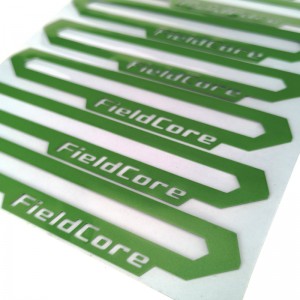 Etichete reflectorizante din silicon ecologice cu design personalizat pentru îmbrăcăminte