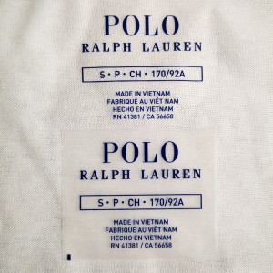 Vlastné štítky s tkanými veľkosťami Štítky na odevné doplnky na oblečenie