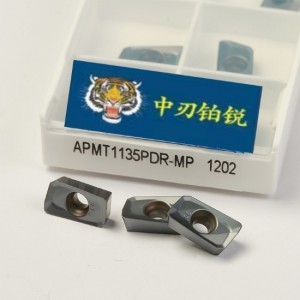 Tungsten Carbide Milling Inserts Apmt1135pder 1130 የመቁረጫ መሳሪያዎች