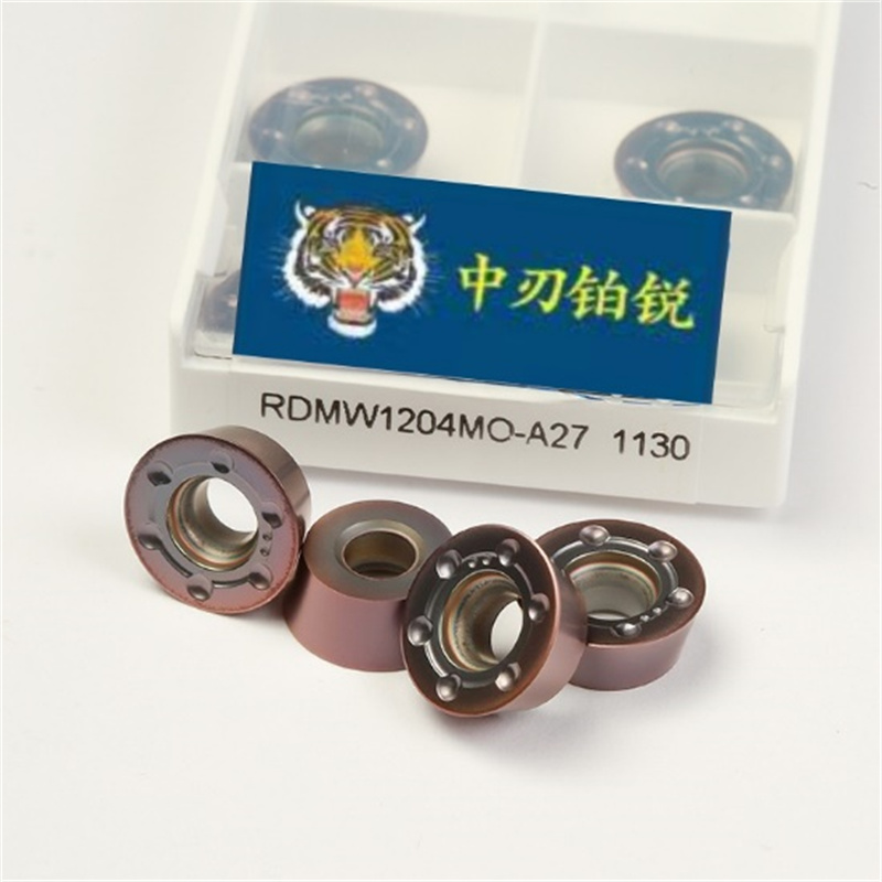 Mahabang buhay Carbide Milling Inserts Round Inserts RDMW1204MO Face Milling Cutter Para sa CNC Cutting