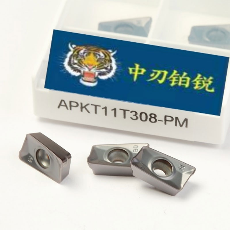 Inserto in carburo di tungsteno APKT160408 per la lavorazione CNC di utensili da taglio per fresatura
