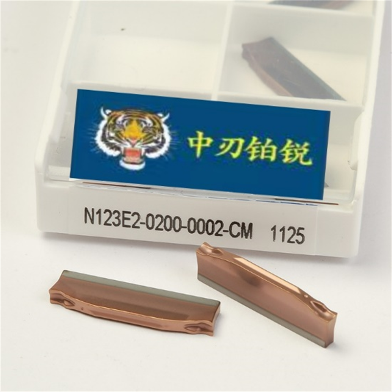 N123E2-0200-002-CM-1125 درج برش شیاردار CNC برای برش ابزار فولاد ضد زنگ