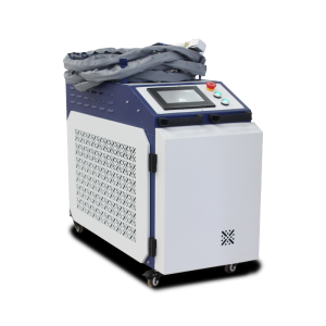 Máquina de soldadura láser de fibra portátil de alta calidade 3-1 soldador de 1000 W 1500 W Máquina de soldadura integrada refrigerada por auga