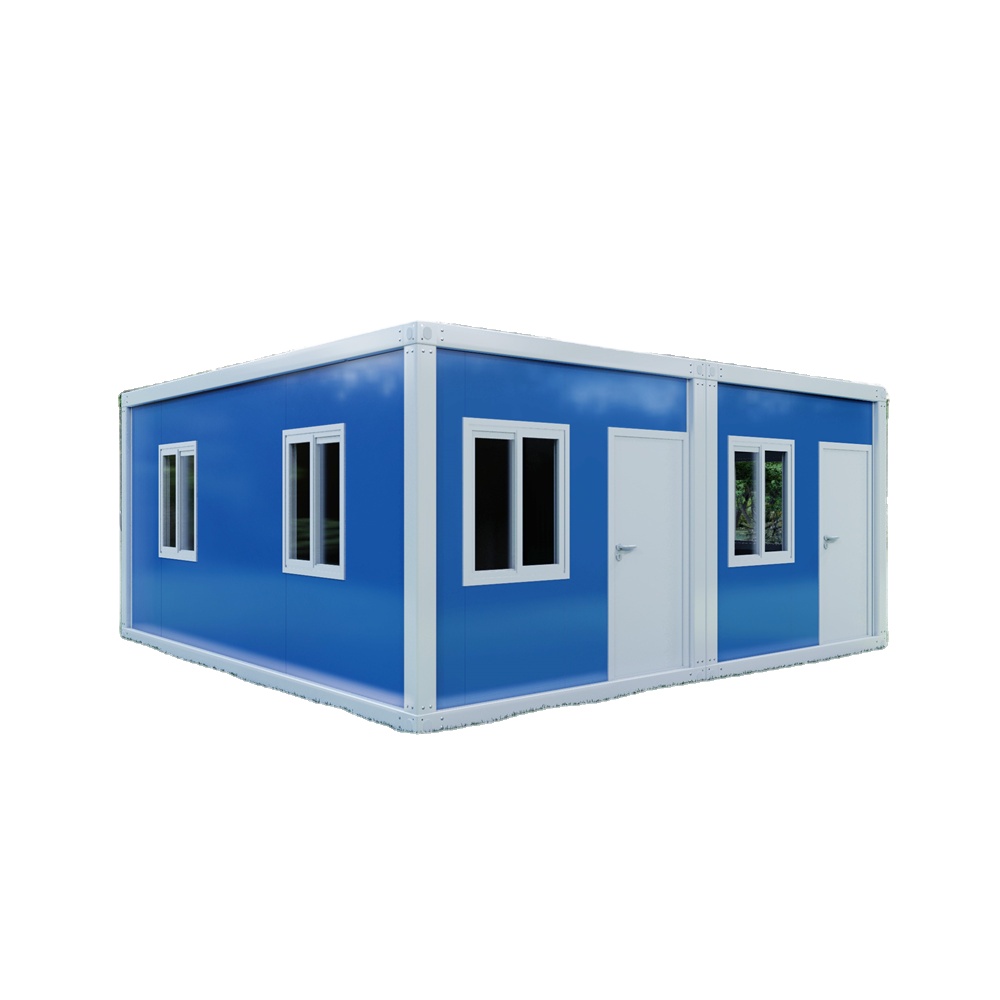 Dostosowany i wysokiej jakości Szybki montaż Płaski kontenerowy dom z prefabrykatów na zewnątrz