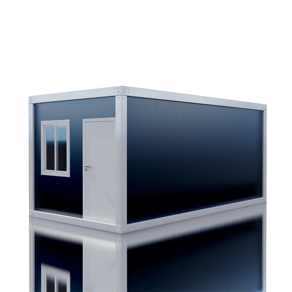 Pabrik Kedatangan Anyar Pabrik Asli Dimodifikasi 20ft Container Modular House Kanthi Windows Kanggo Situs Konstruksi